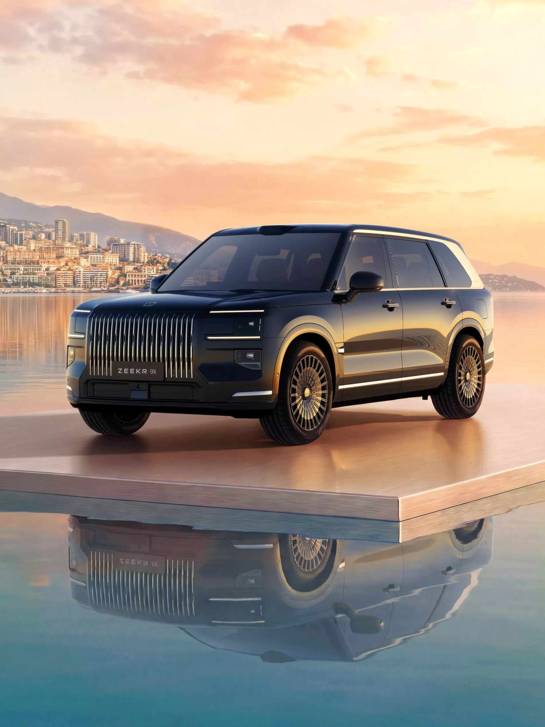 The luxury Zeekr 9X plug-in hybrid SUV
