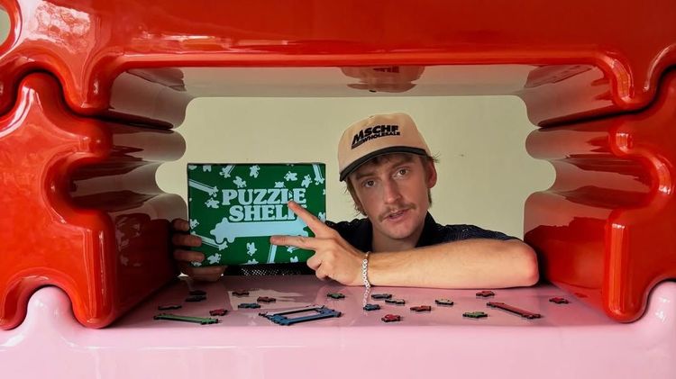 Gustaf Westman Puzzle Shelf