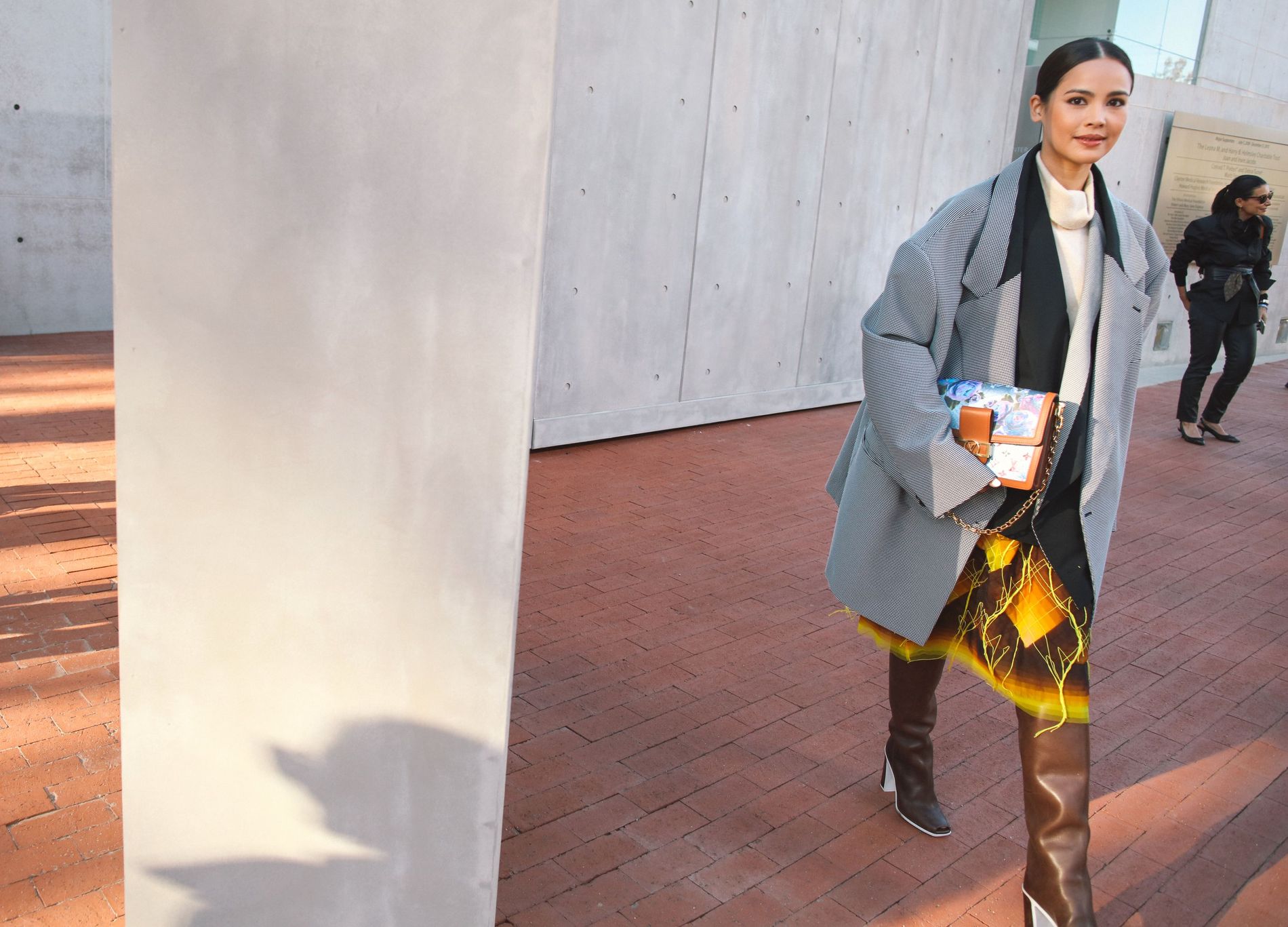 Knee-high boots are going nowhere according to street stylers