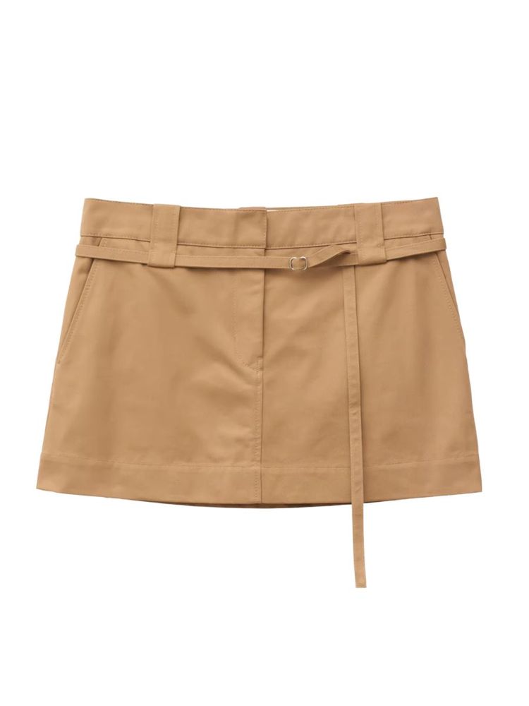 The best cargo mini skirt with a belt - & Other Stories - On a white background