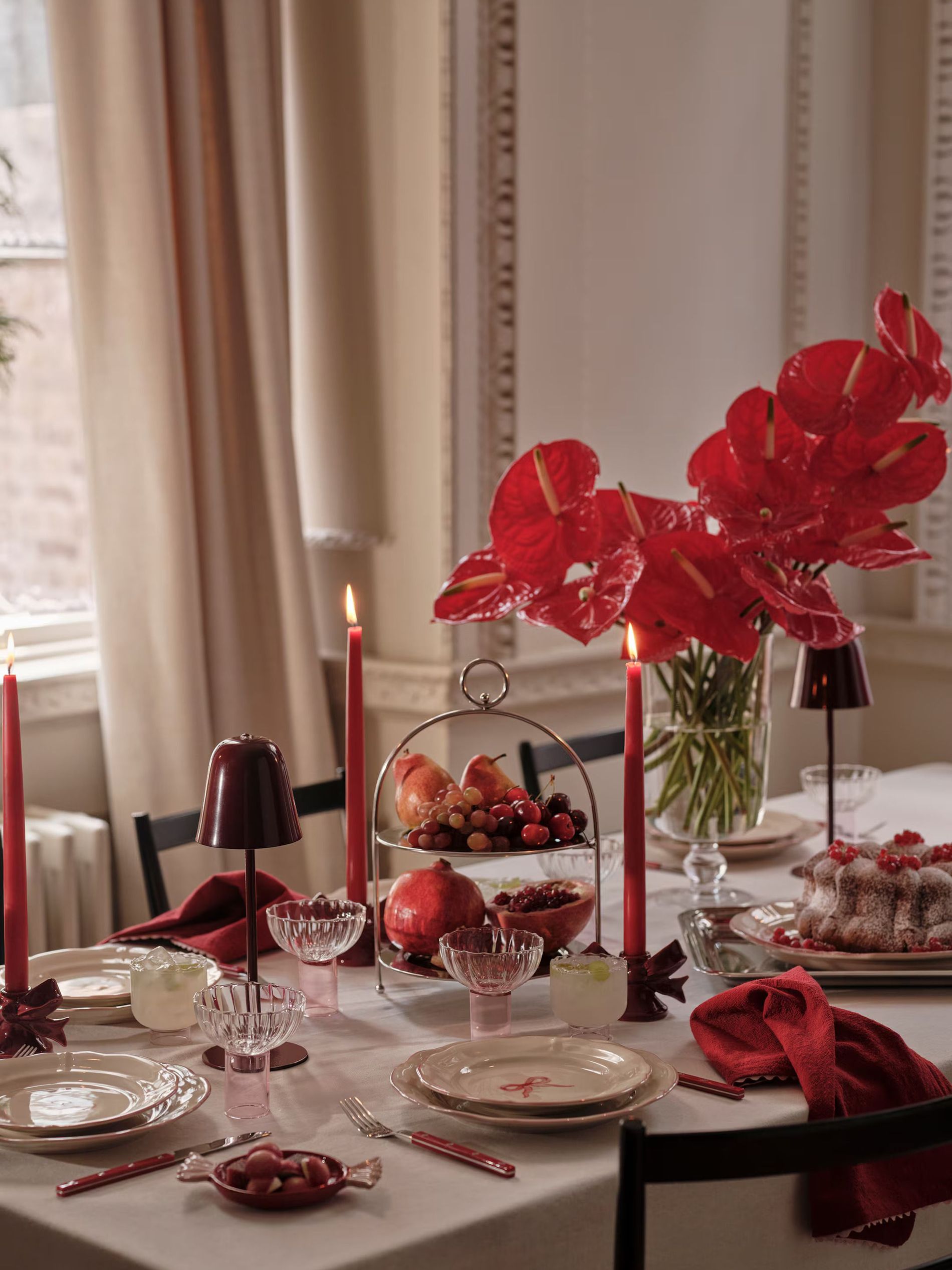 Christmas tablescape