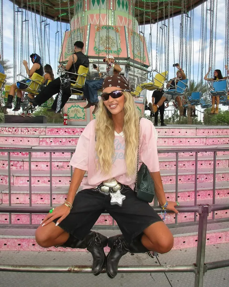 Emili Sindlev at Coachella 2025