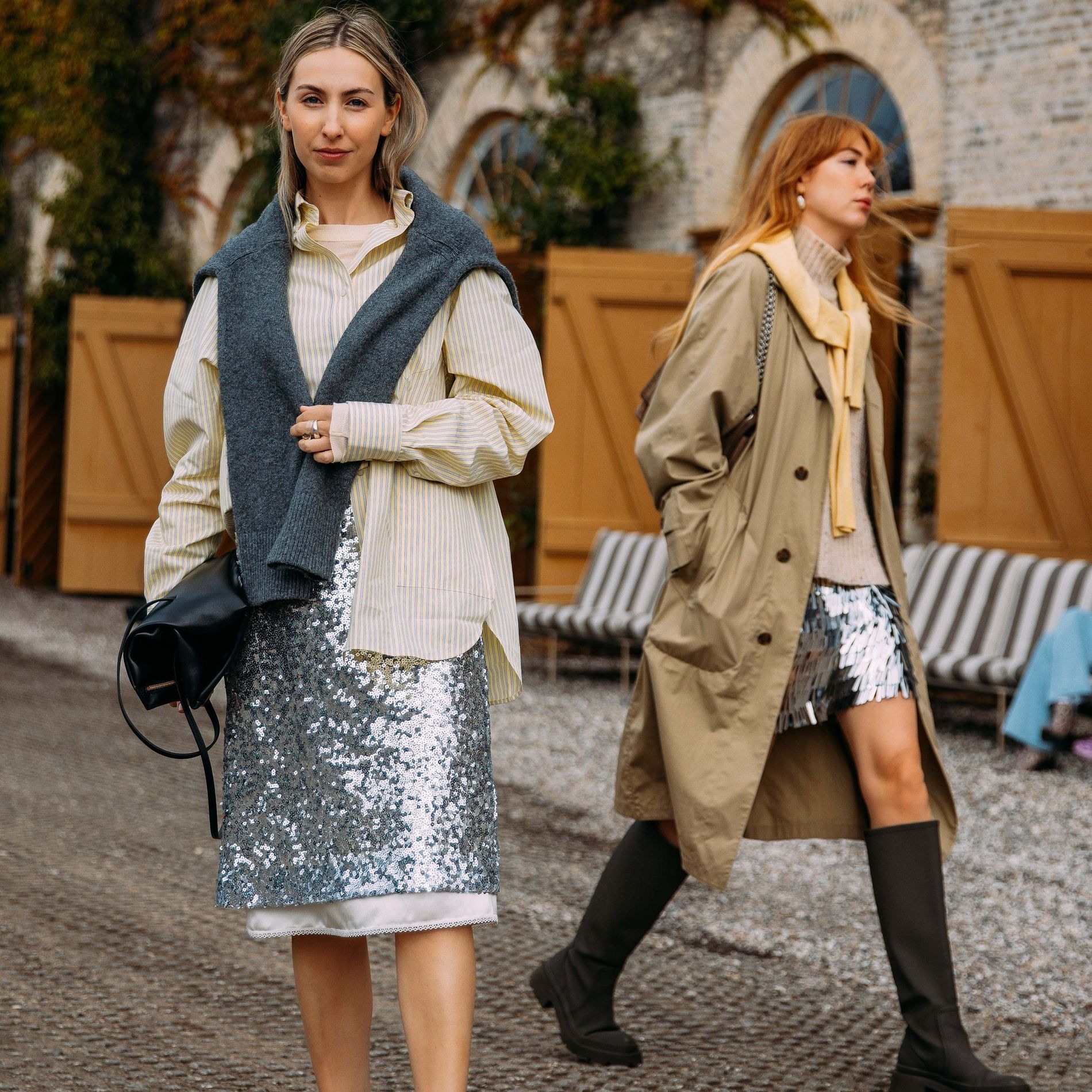Street style: Shop and wear the trendy SS24 sequin skirt - Vogue