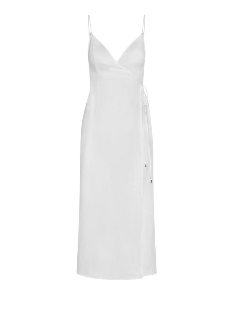 The best white linen dress - Monday Swimwear - On a white background
