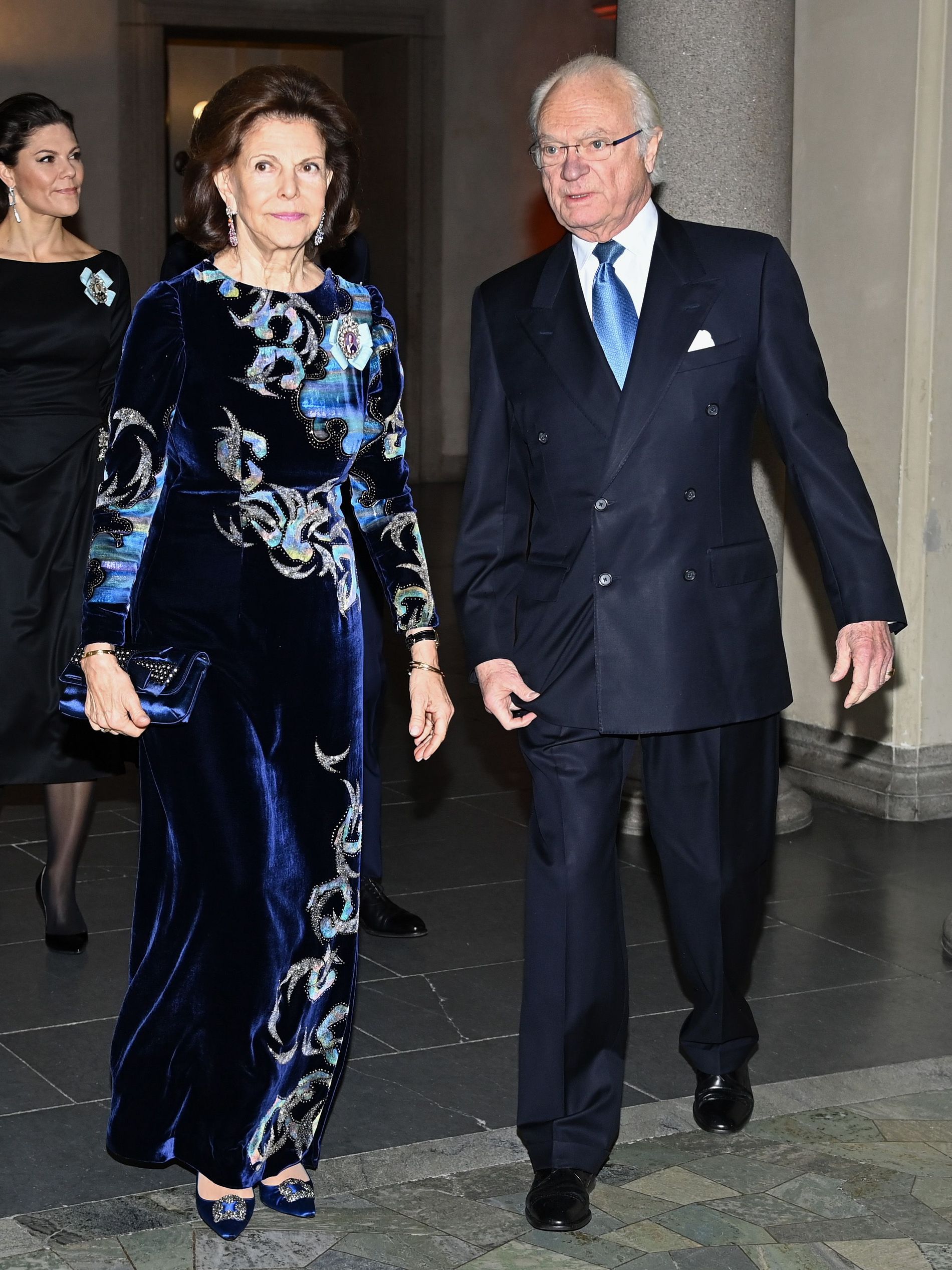 Queen Silvia at the 2021 Nobel price ceremony