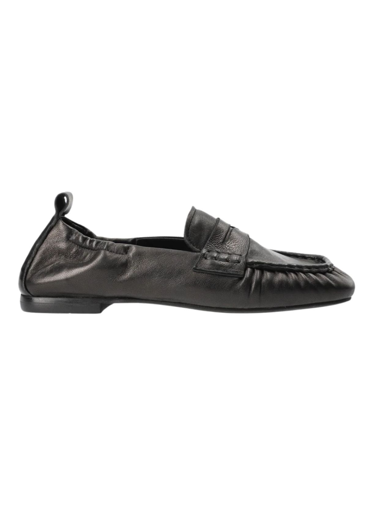 The best black leather loafers - Copenhagen Studios - On a white background