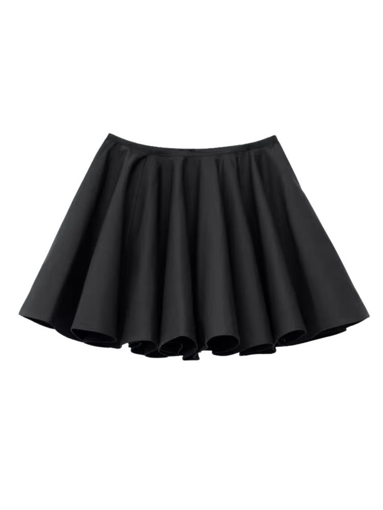 The best black flowy mini skirt - & Other Stories - On a white background