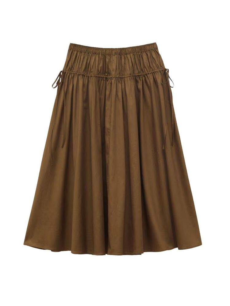 The best A-line cotton midi skirt - & Other Stories  - On a white background