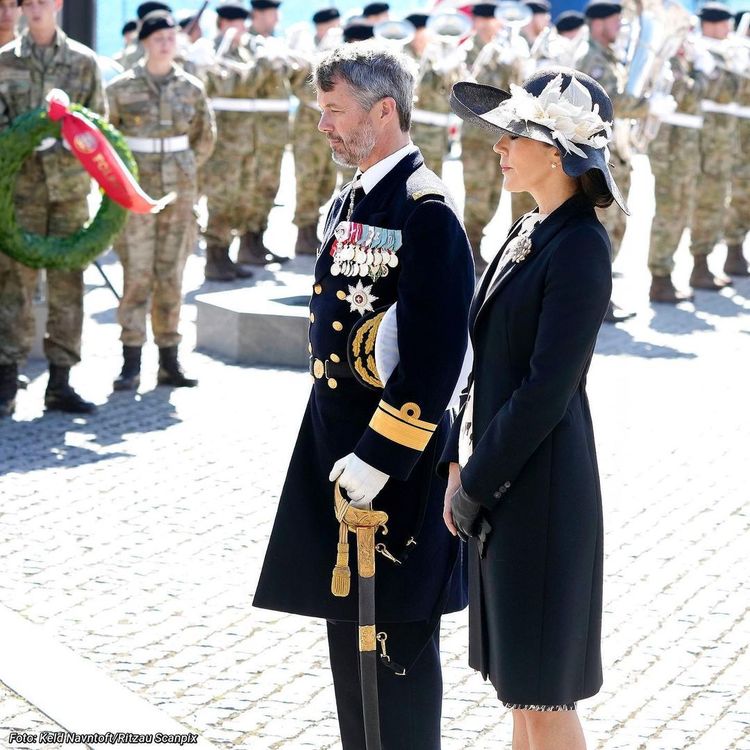 Princess Mary Denmark Prada coat maxmara dress