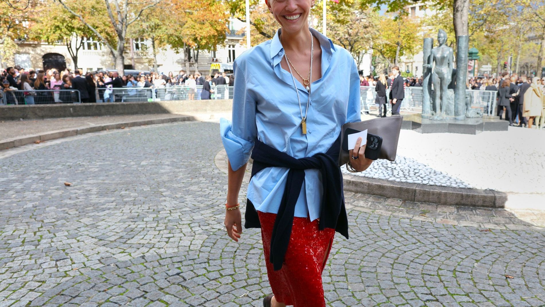 Street style Shop and wear the trendy SS24 sequin skirt Vogue Scandinavia