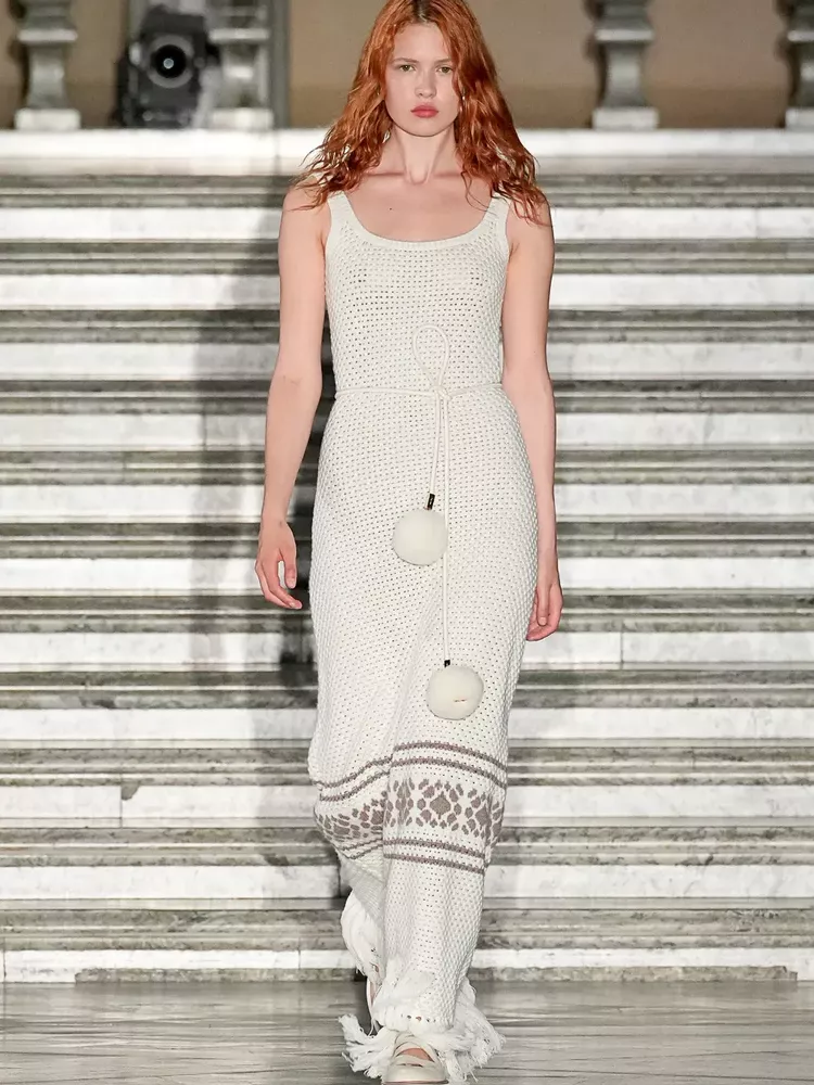 For Resort '24, Max Mara takes a sojourn to Scandinavian folklore