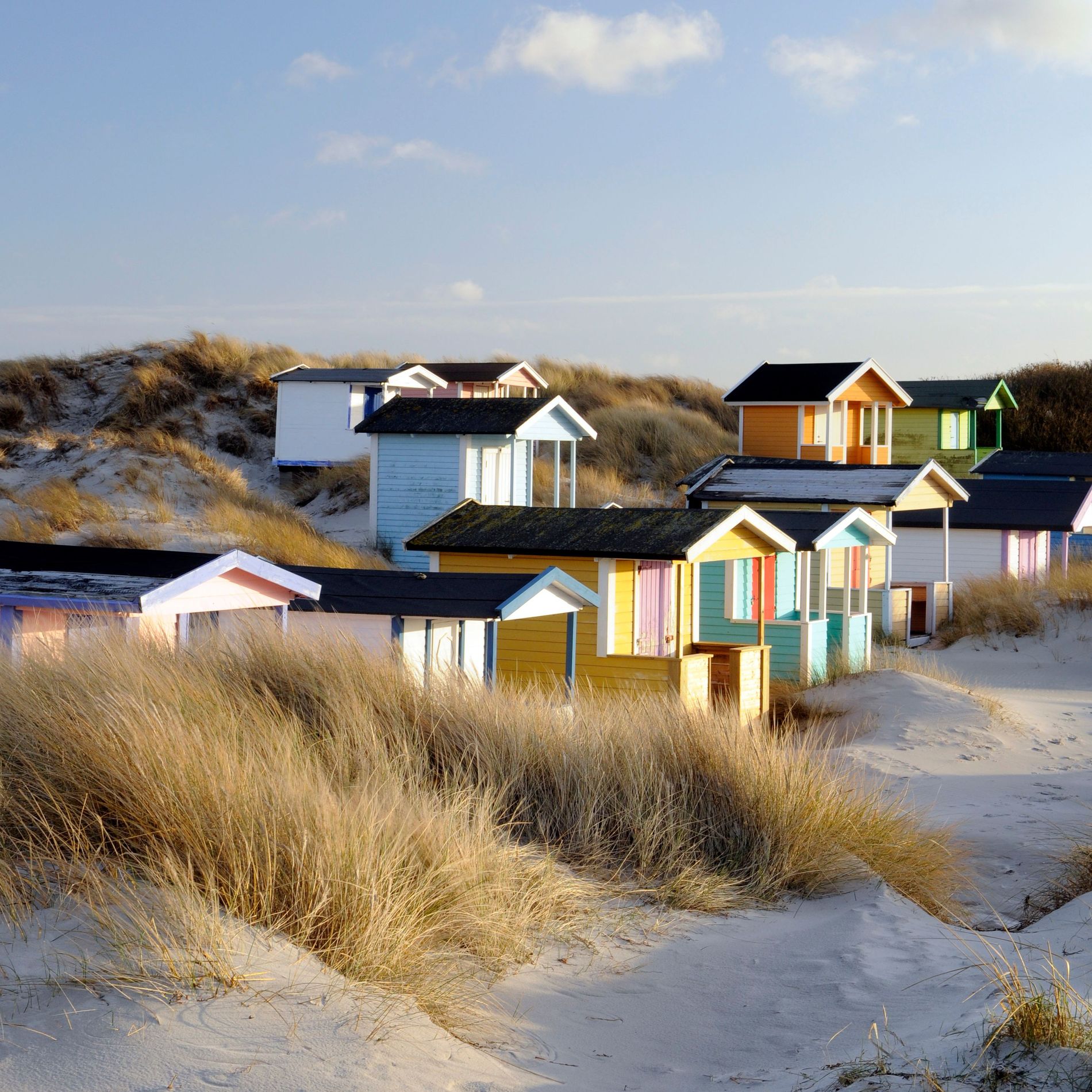 falsterbo beach huts sweden travel