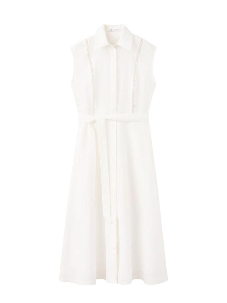 The best sleeveless shirt dress - Mango - On a white background