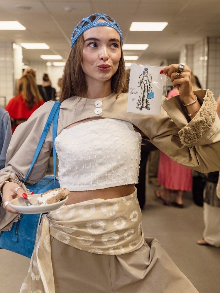 Attendee at Vogue Scandinavia X Copenhagen Studio breakfast