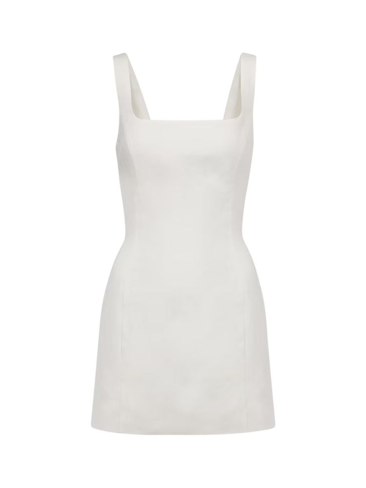 The best white linen mini dress - Sir - On a white background
