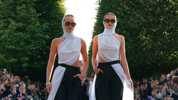 Models walk Soeren Le Schmidt - September 2026 show
