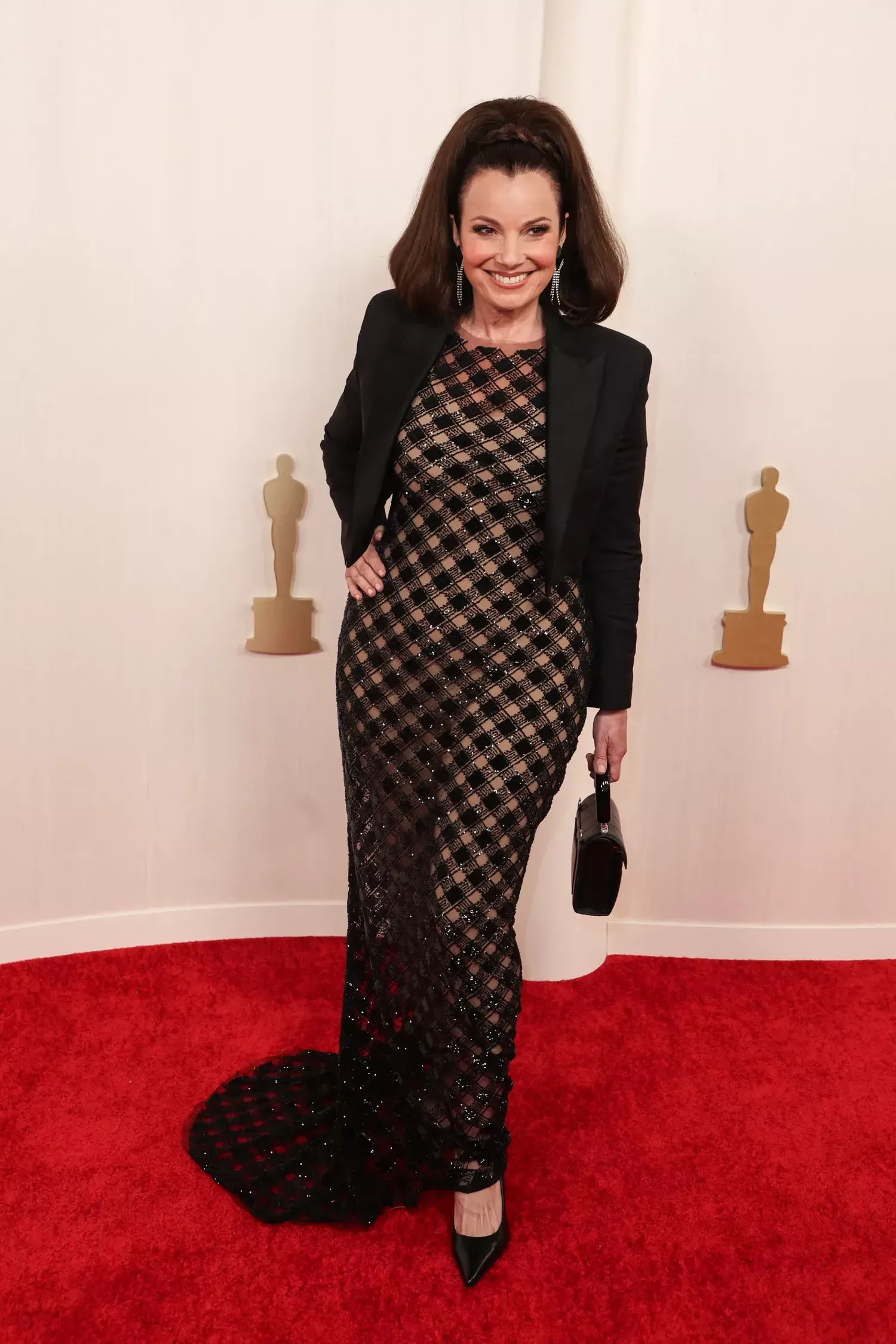Fran Drescher on Oscars 2024 red carpet