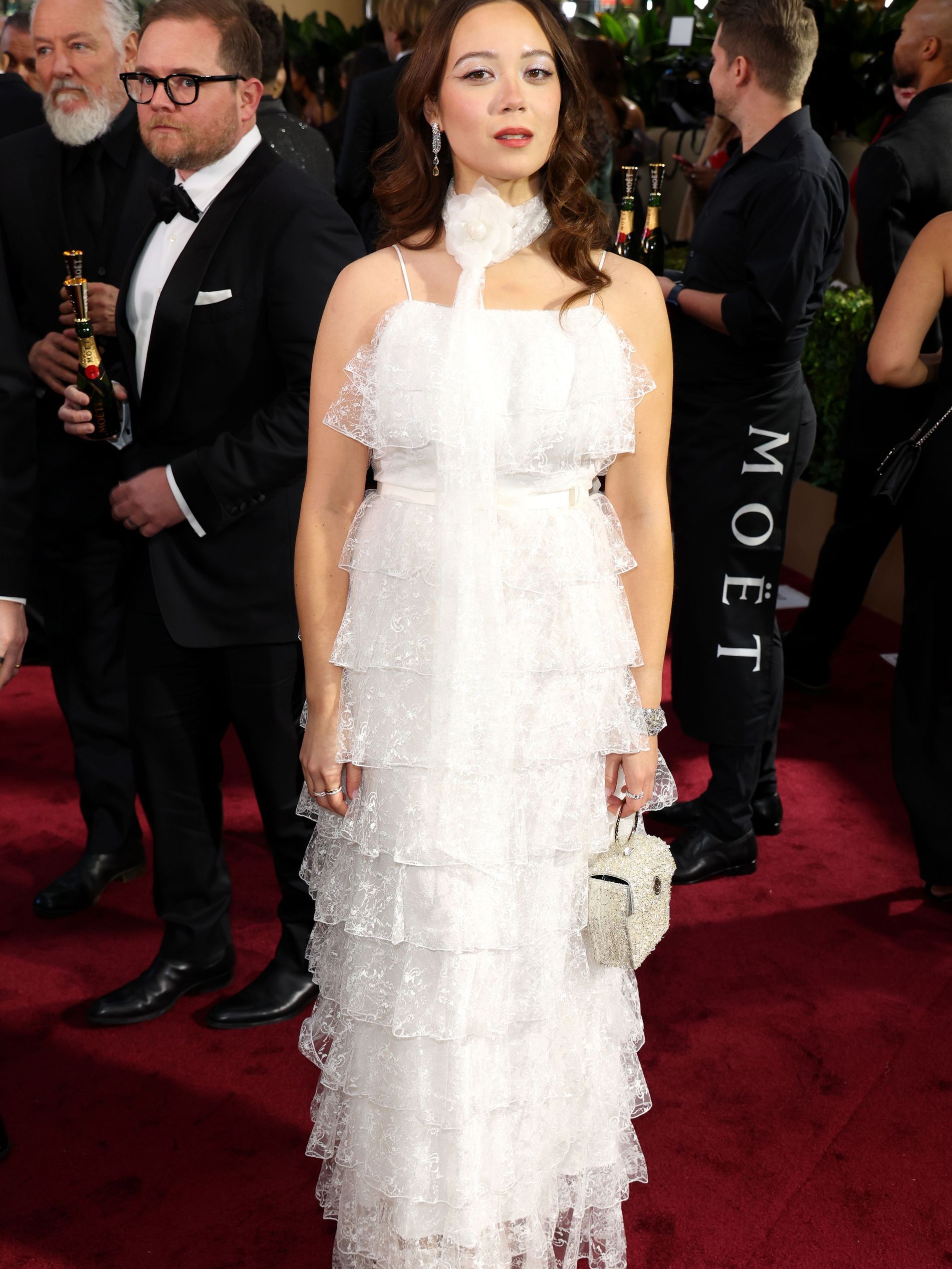 Laufey in Rodarte at the Golden Globes 2024