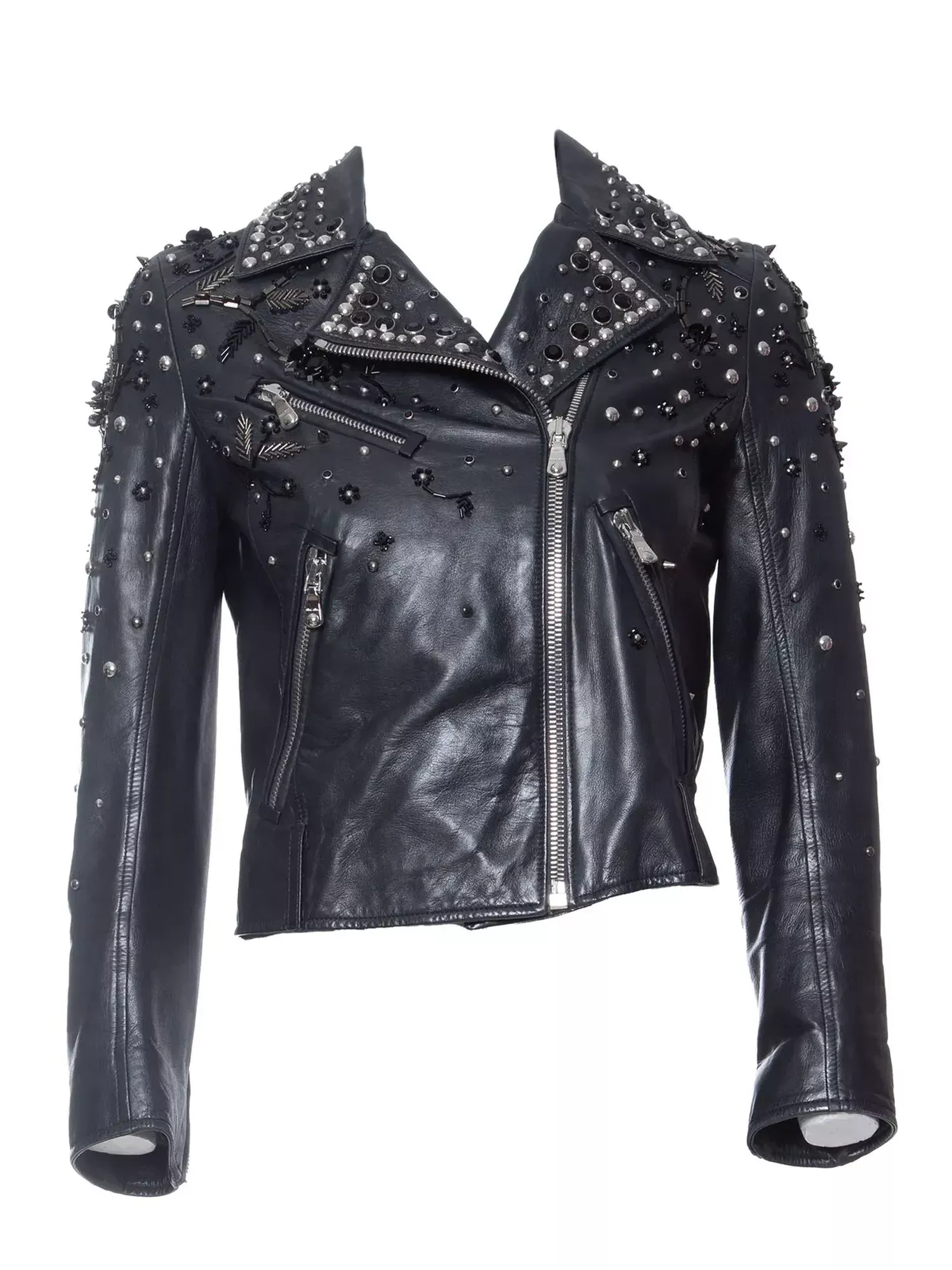 Miu Miu studded leather perfecto