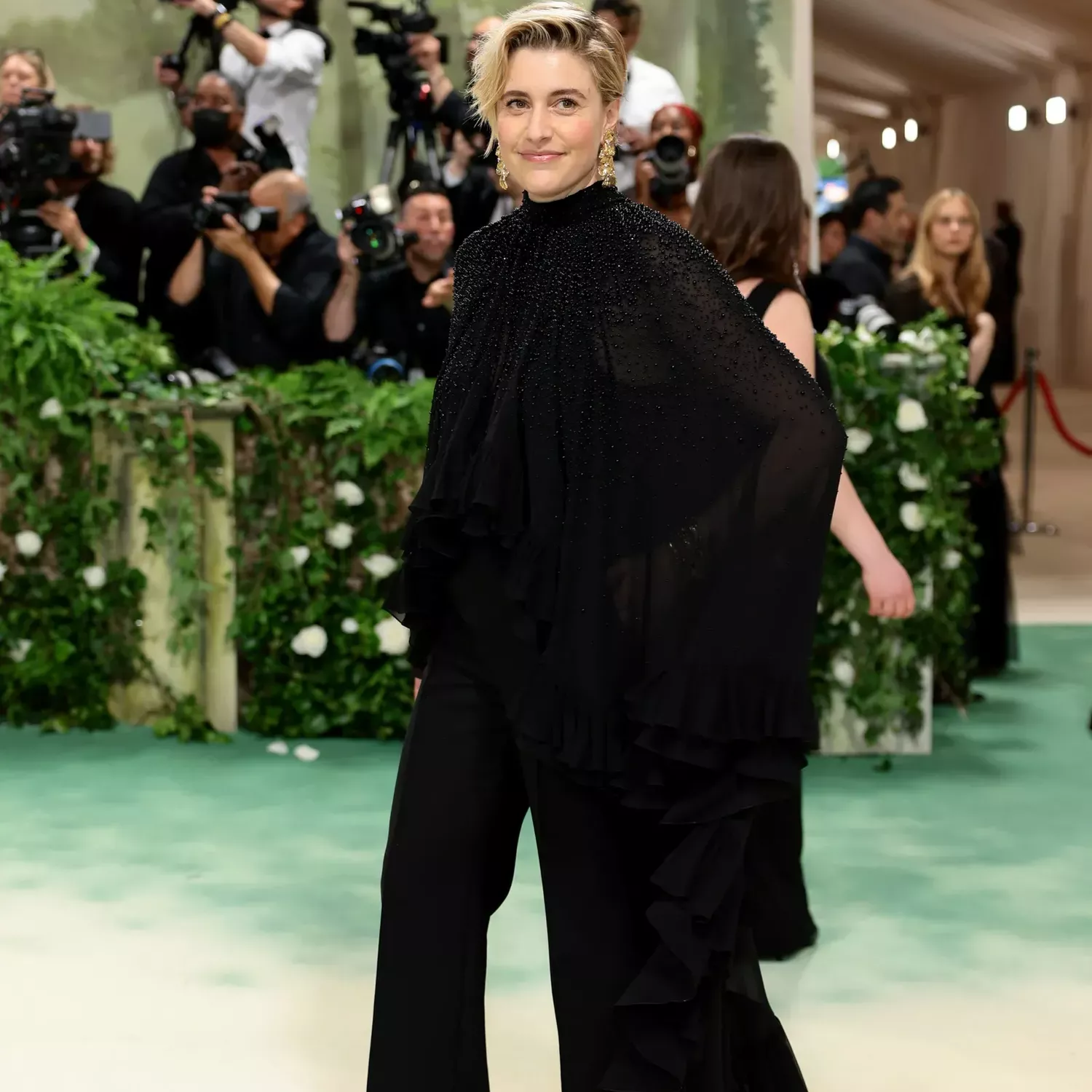 Greta Gerwig in Chloé
