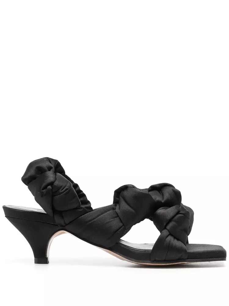 Ganni square toed slingbacks