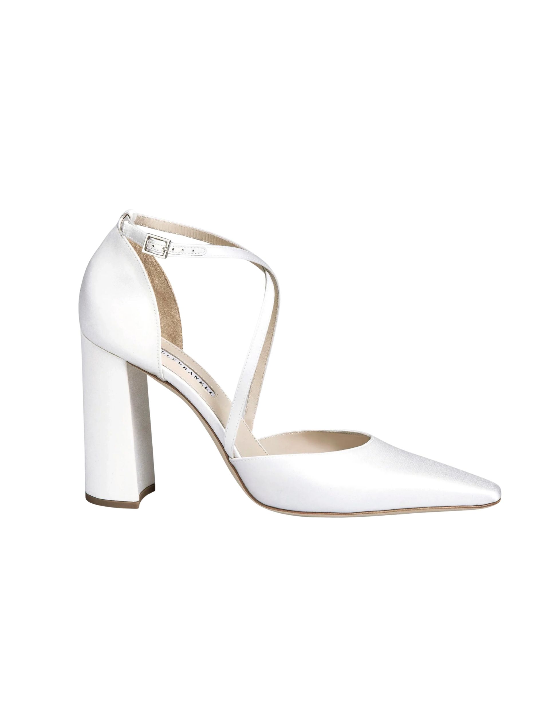 The best block wedding heel - Danielle Frankel - On a white background 