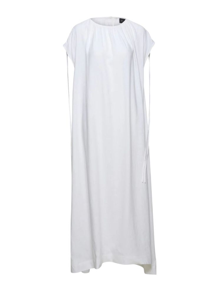 The best maxi linen dress - Aks Label - On a white background