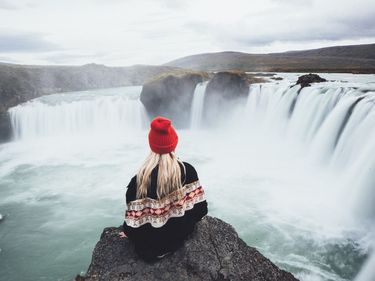 Goðafoss waterfall 