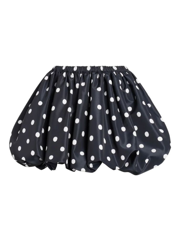 The best polka-dot balloon mini skirt - Patou - On a white background