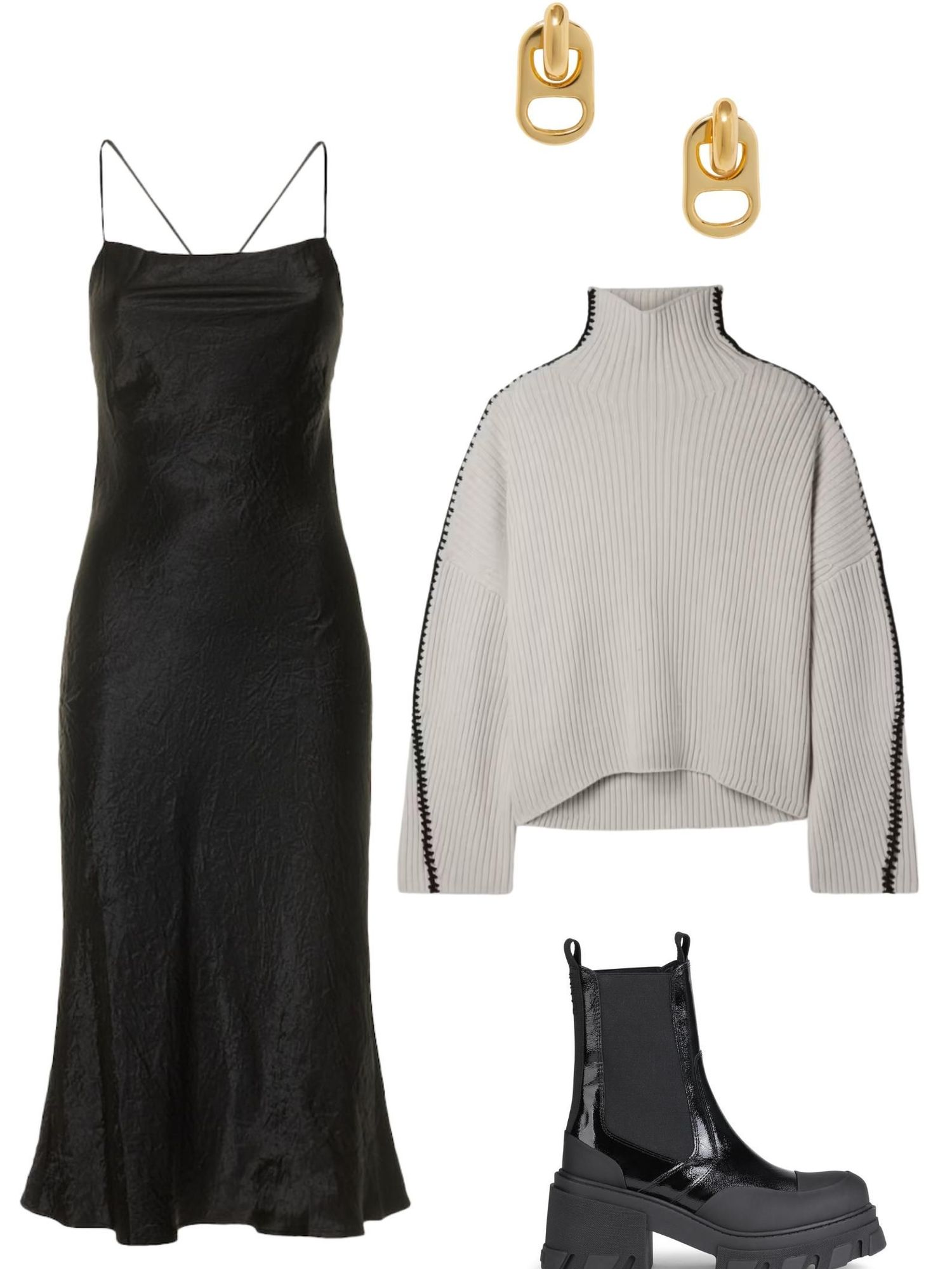 Slip dress styled 3 ways for Fall - StillLoveGlam