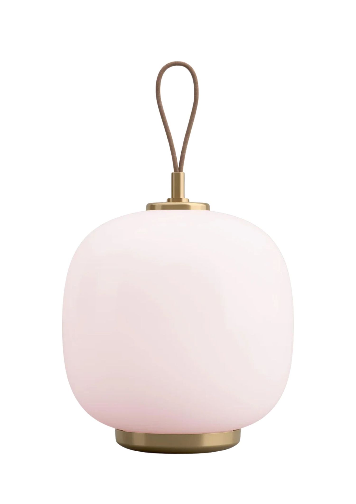 Light pink portable outdoor lamp