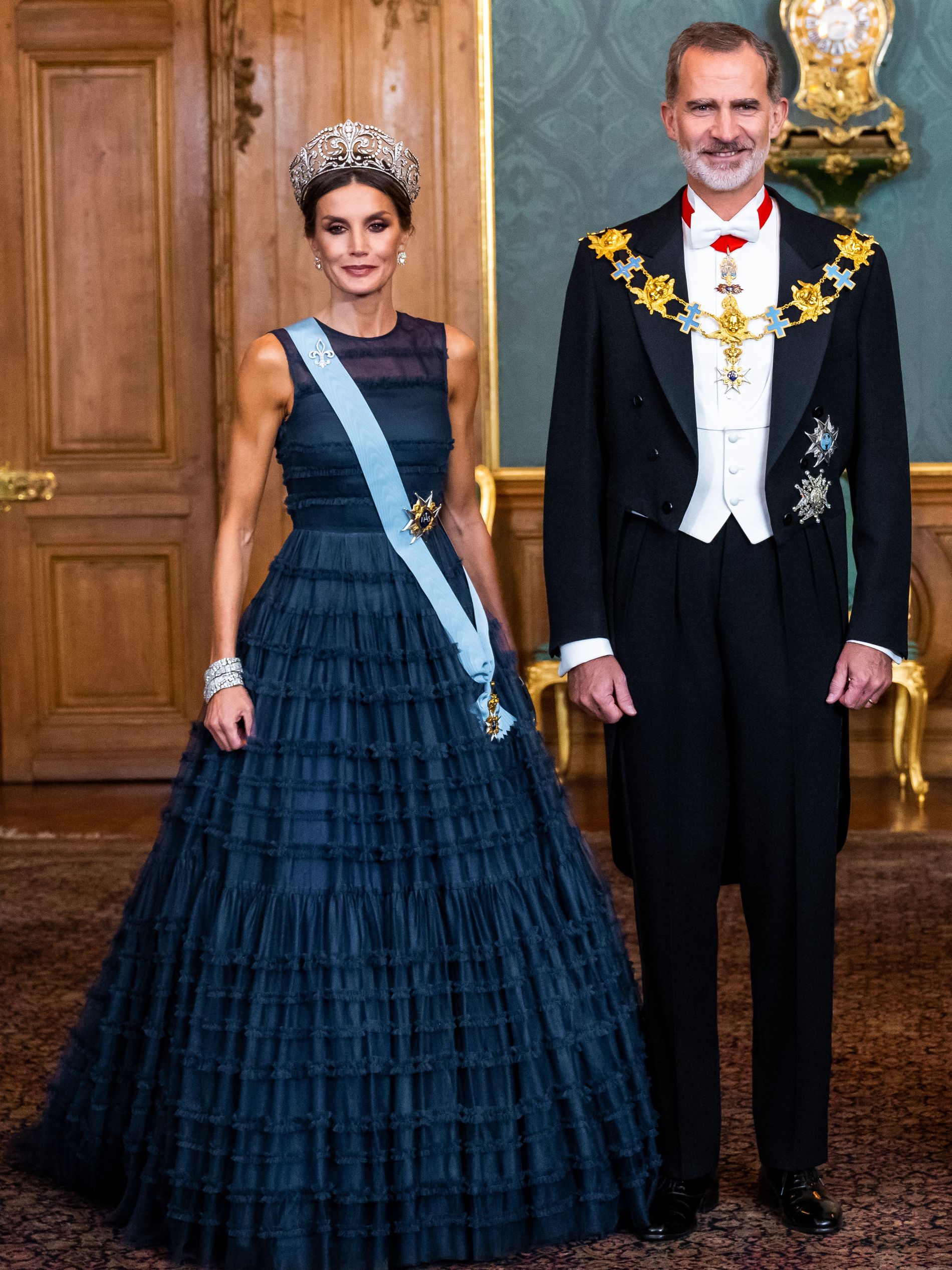 Queen Letizia of Spain dazzles in H&M’s Conscious Collection during ...