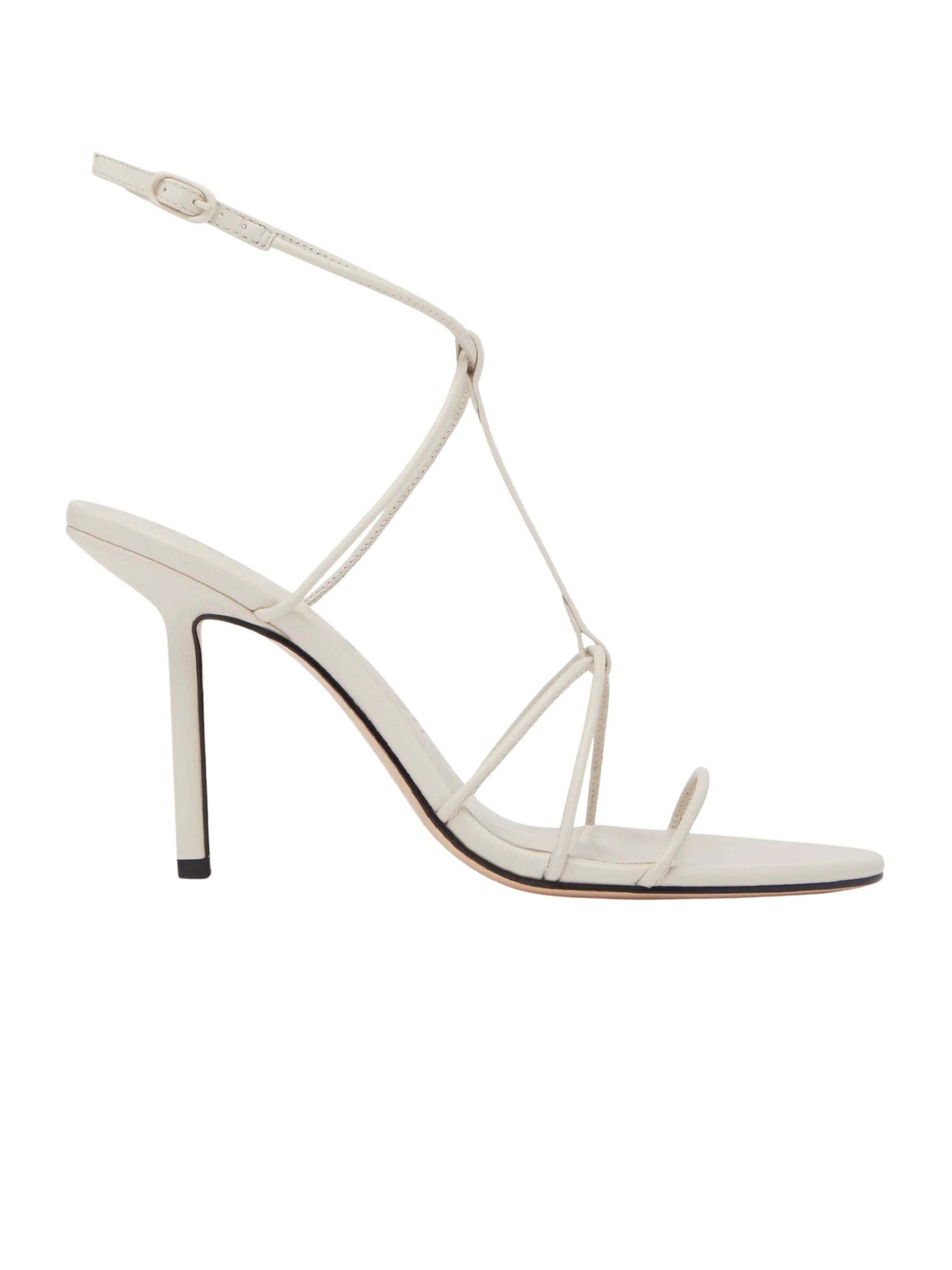 The best white wedding sandal - Studio Amelia - On a white background