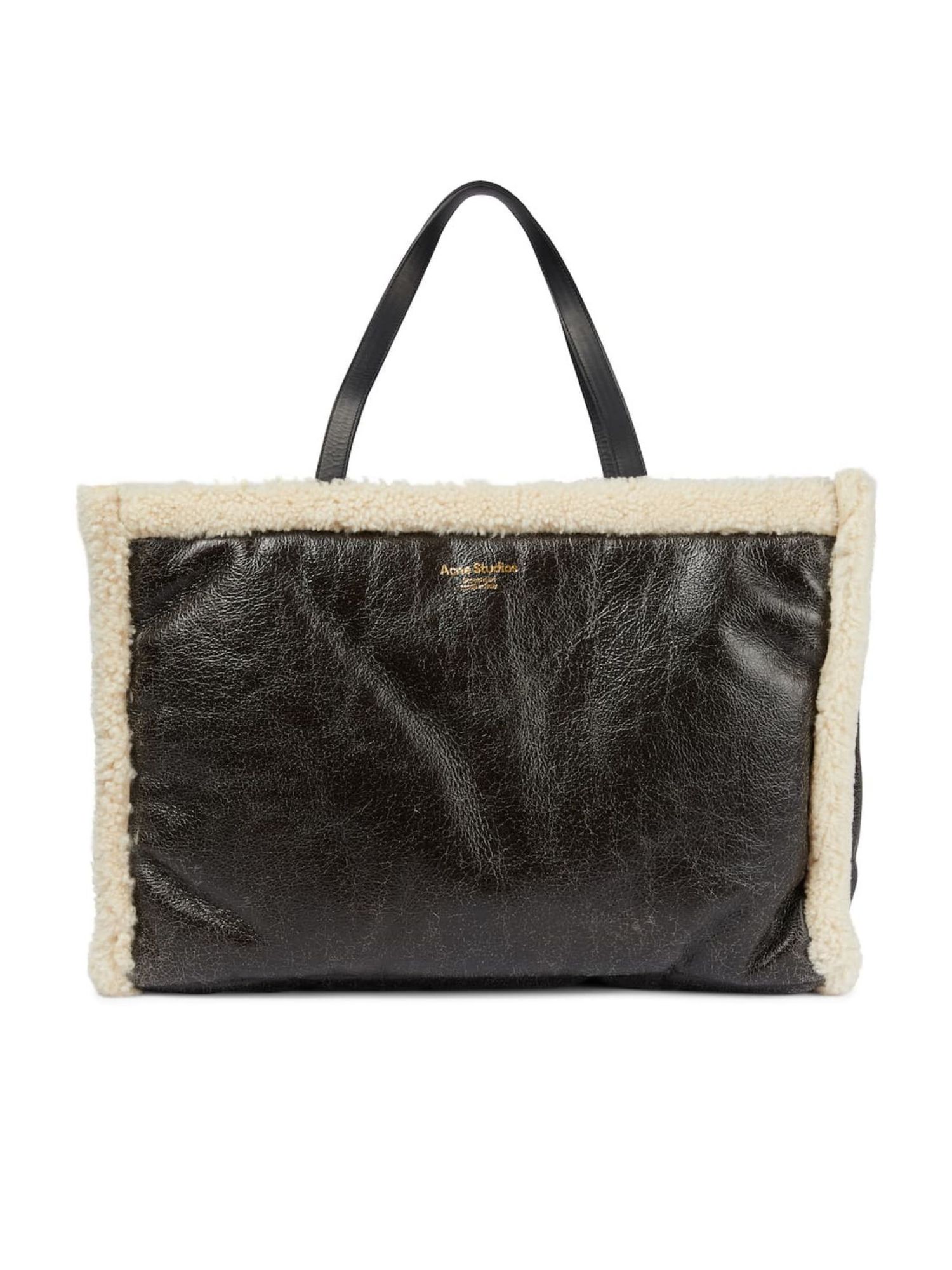 Acne shearling tote