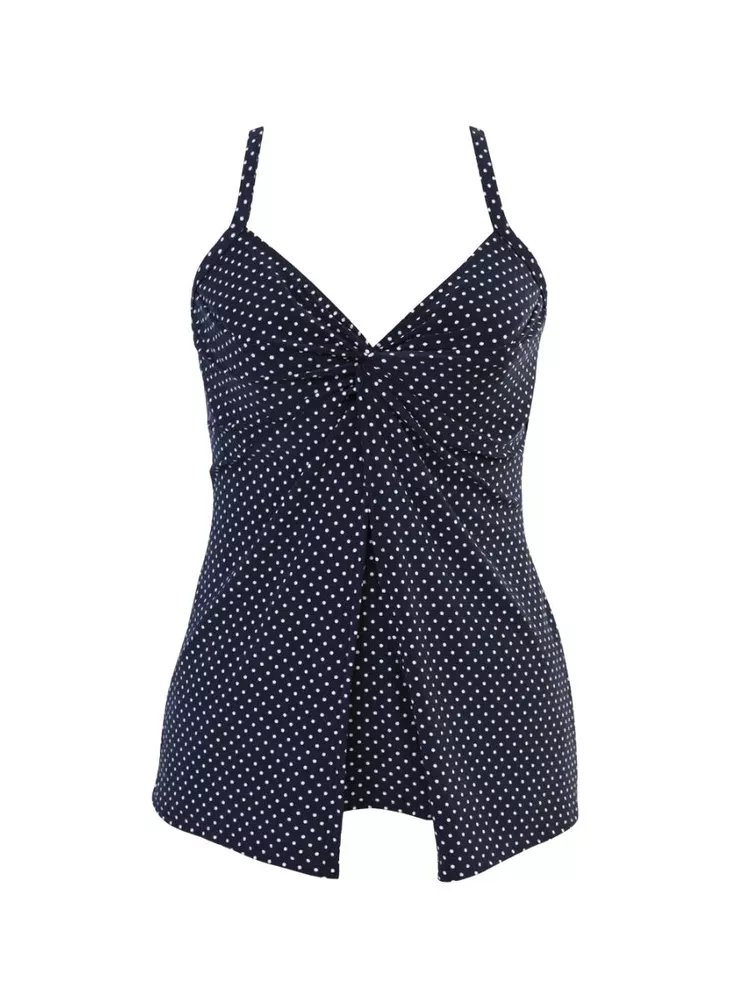 The best polka dot tankini - Miraclesuit - On a white background