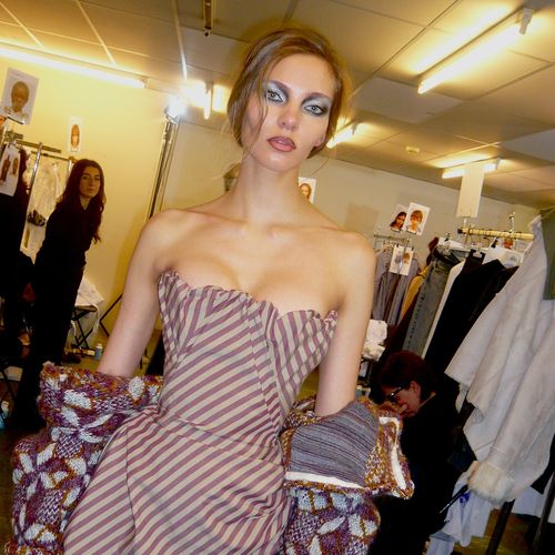 Daniel Sällström on the beauty look at Andreas Kronthaler for