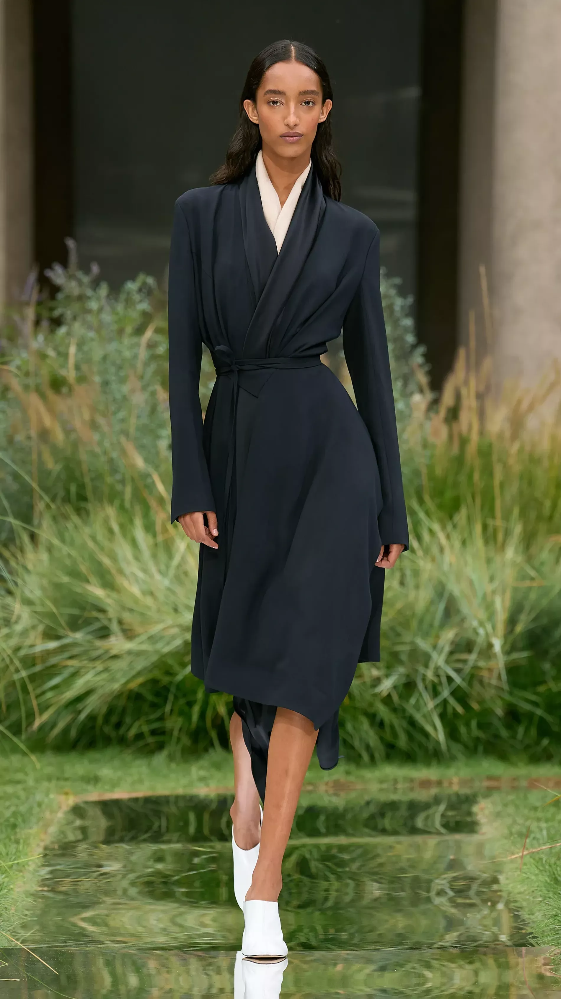 Mona Tougaard handled her runway tumble like a Boss in Milan Vogue Scandinavia