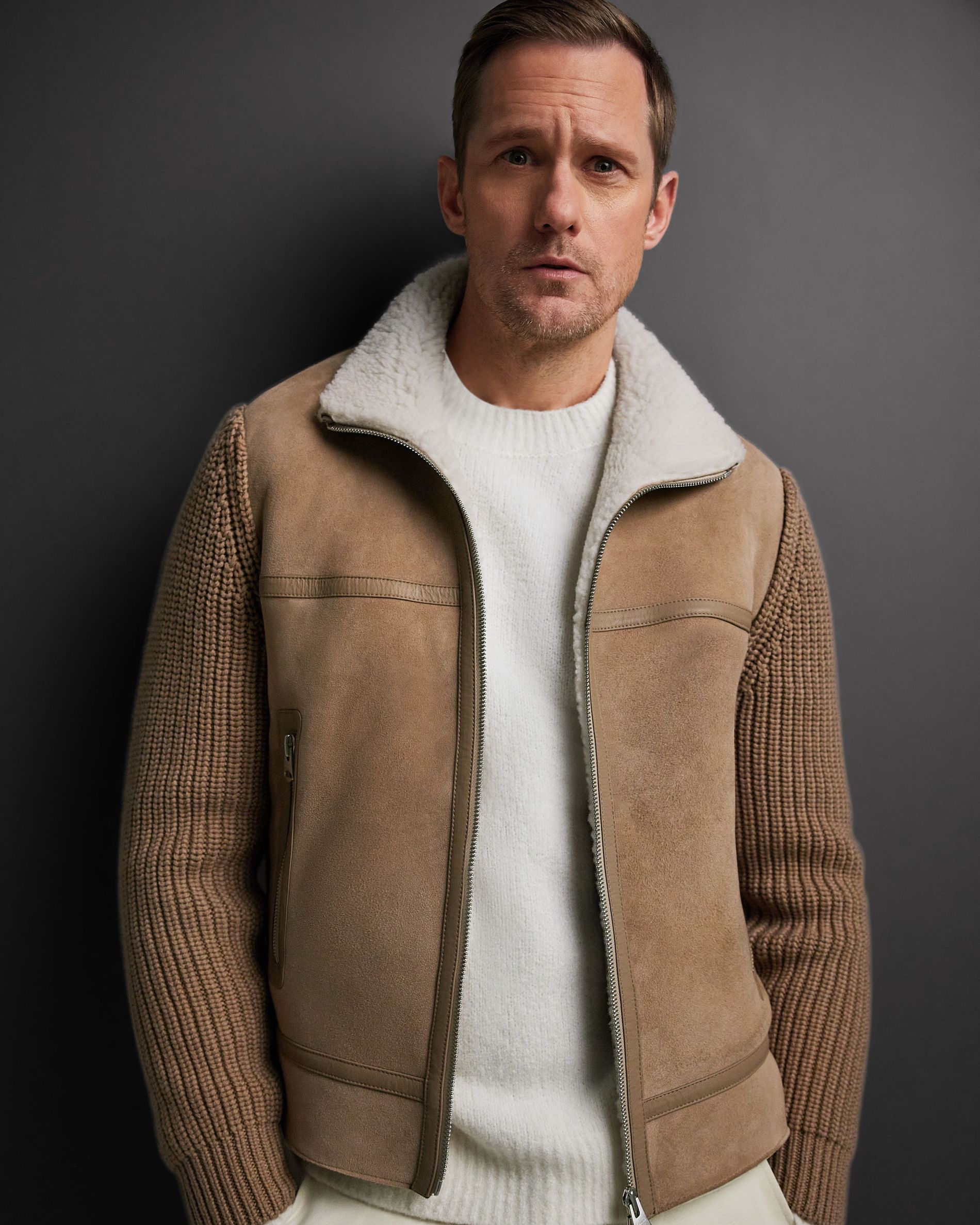 Alexander Skarsgard returns to front Mackage s AW24 campaign Vogue Scandinavia