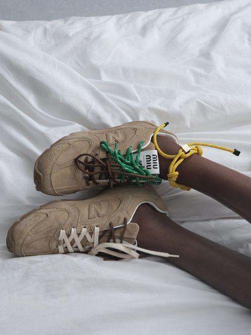 【未使用】New Balance x Miu Miu スニーカー size38 The latest Miu Miu x New Balance collaboration is spring's must