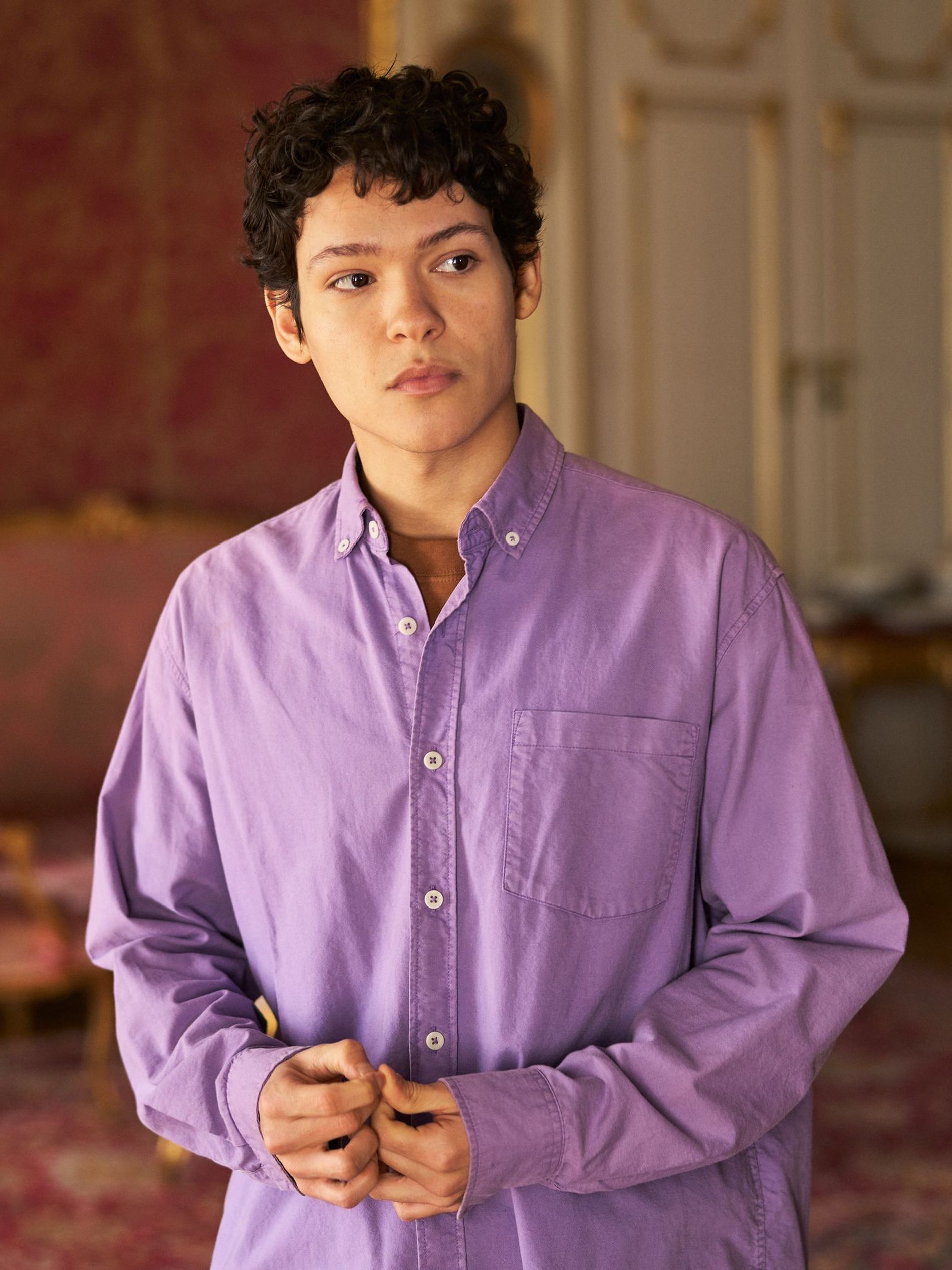Omar Rudberg as Simon in Young Royals, season 3