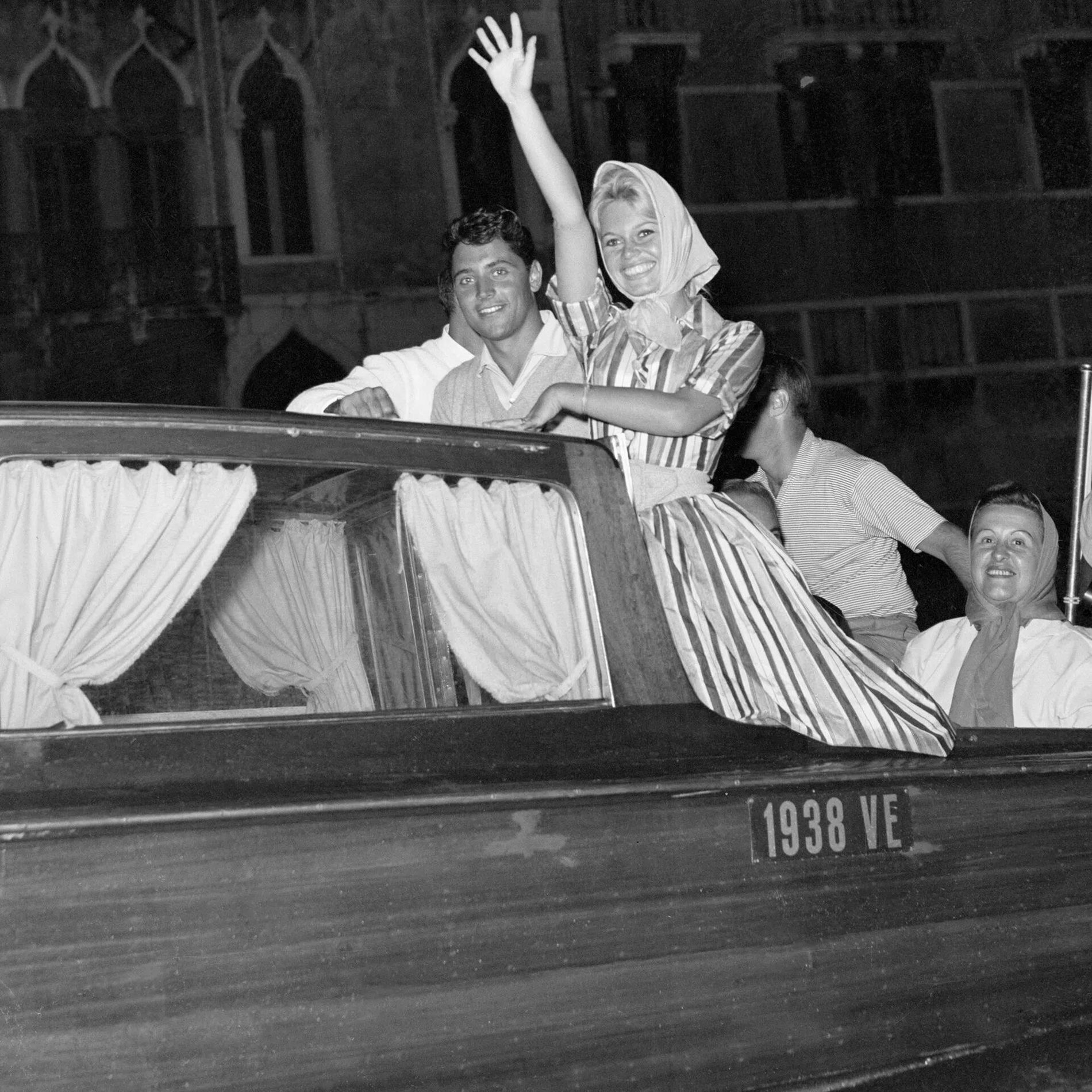 Brigitte Bardot in 1958 at Venice Film Festival