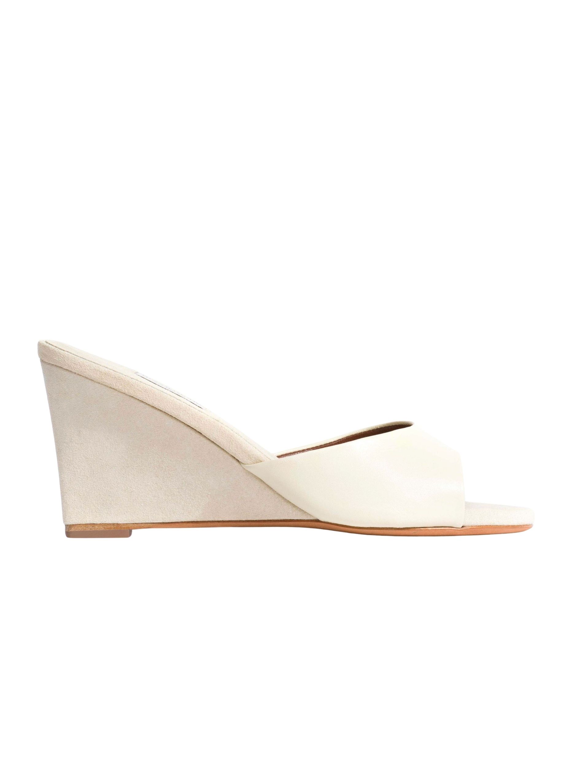 The best suede wedge heel - Anonymous Copenhagen - On a white background
