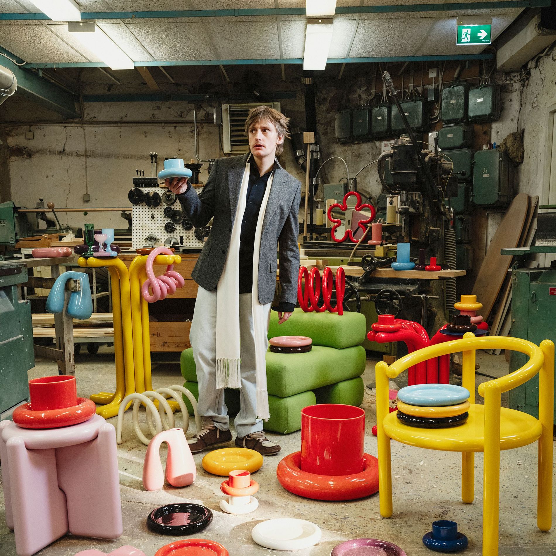 Gustaf Westman shot for the cover of Vogue Scandinavia Living