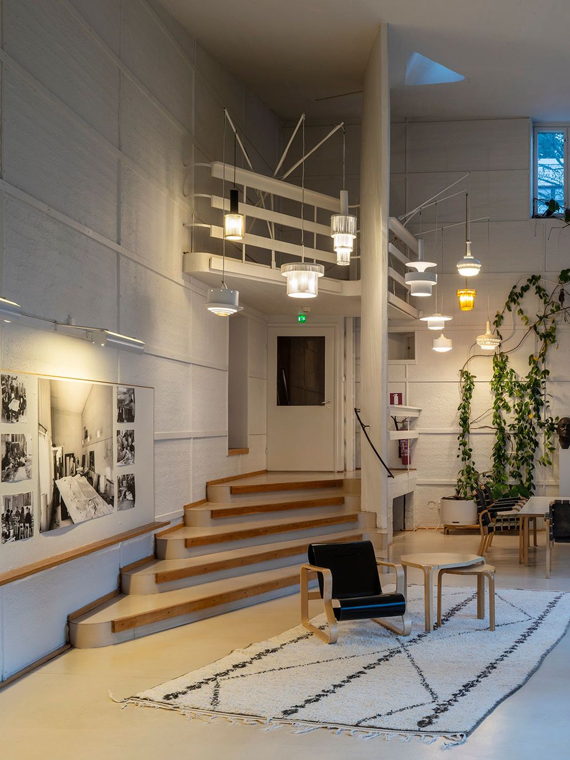 Interiors of Alvar Aalto's atelier