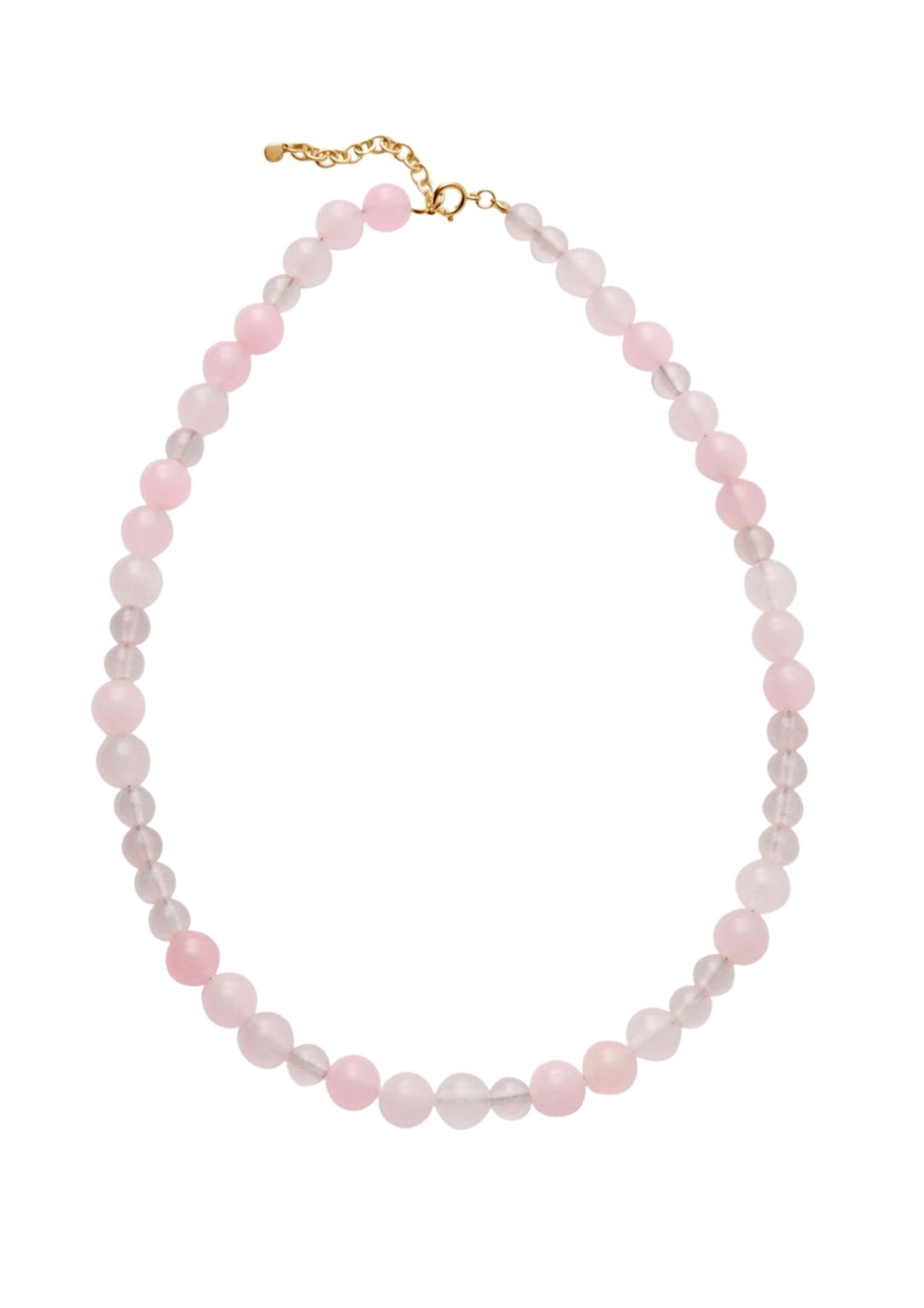 Neckless with pink stones