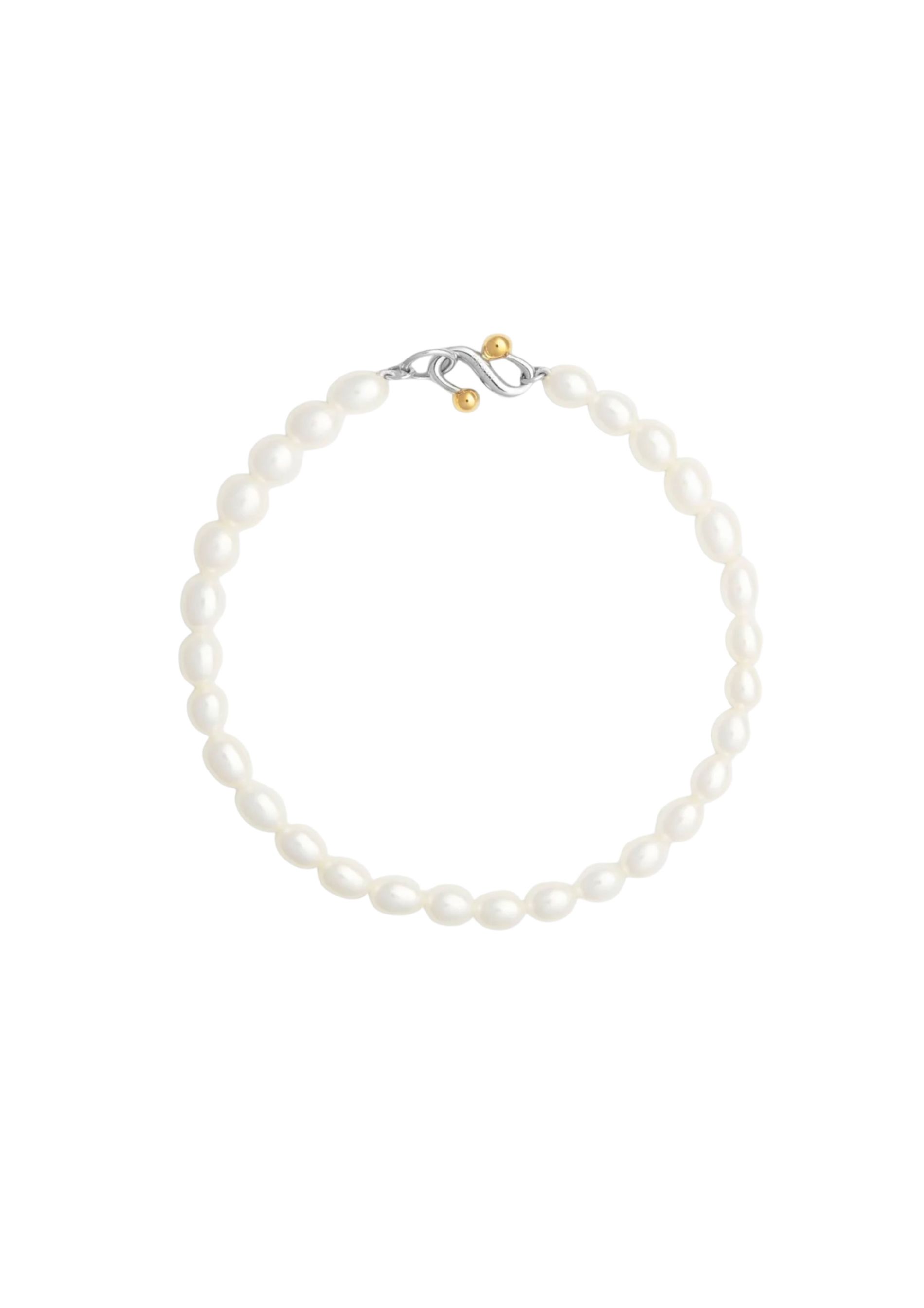 Anklet braclet with pearls