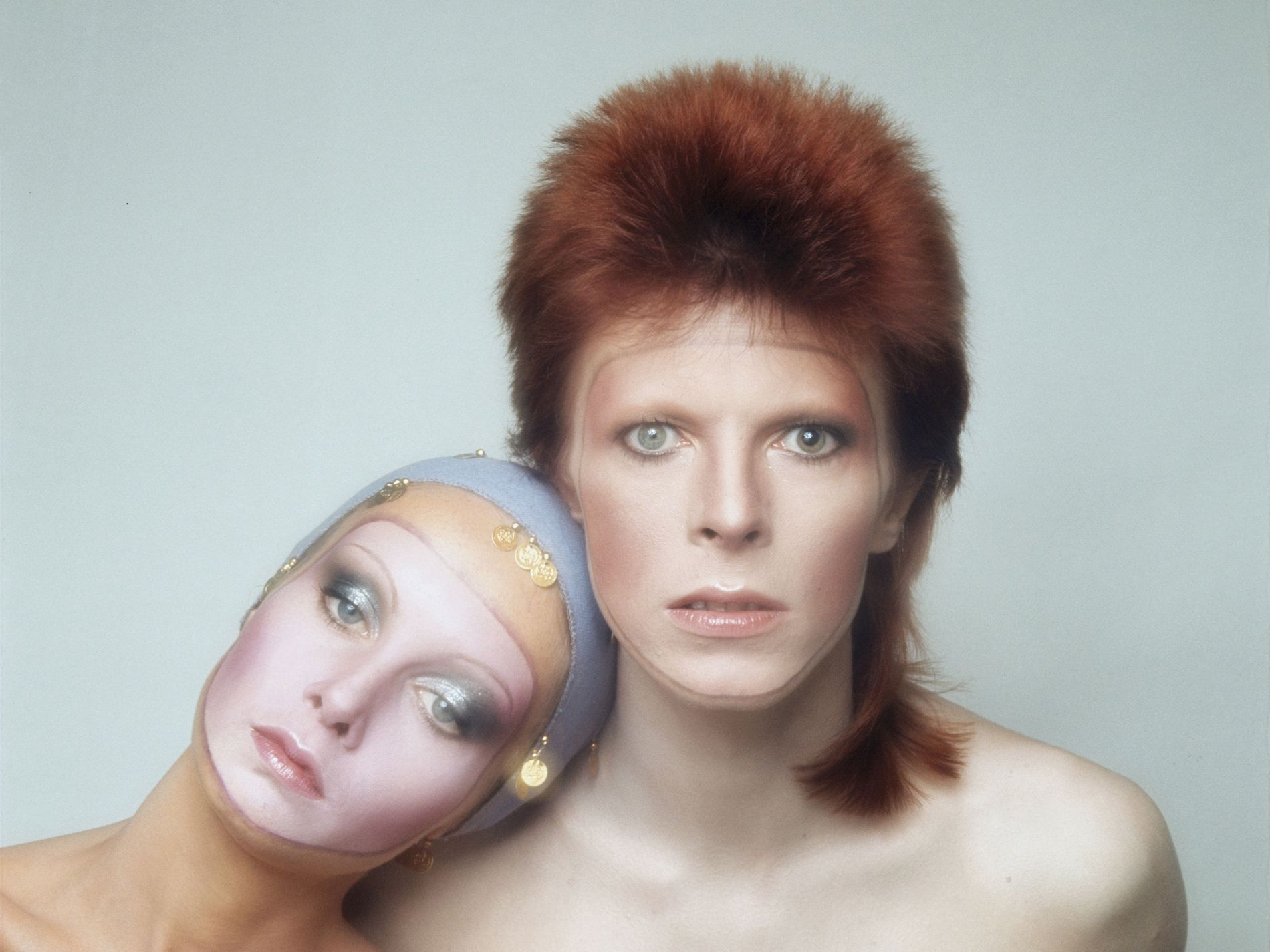 David Bowie in makeup