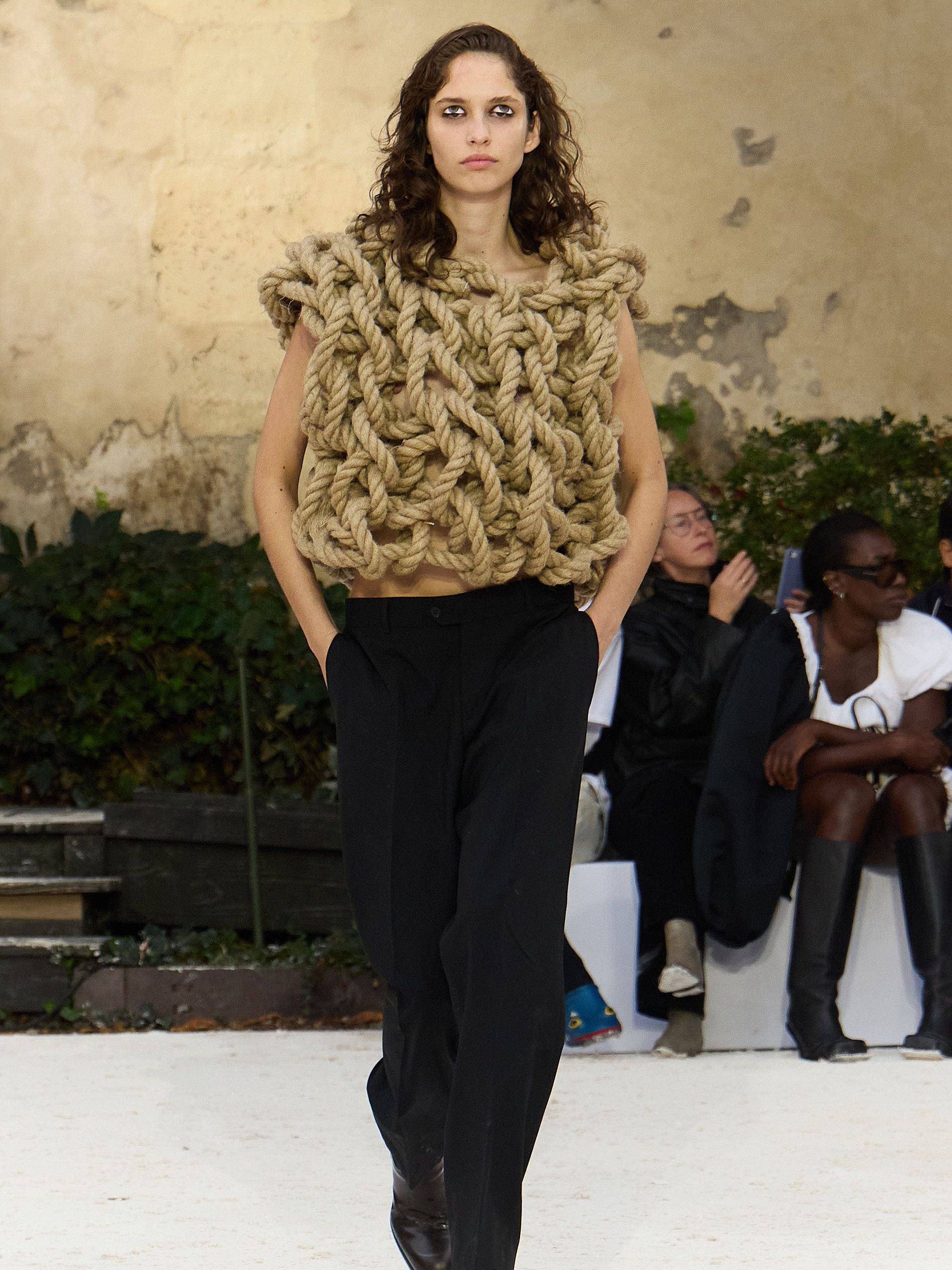 A model walks the runway at Hodakova SS27