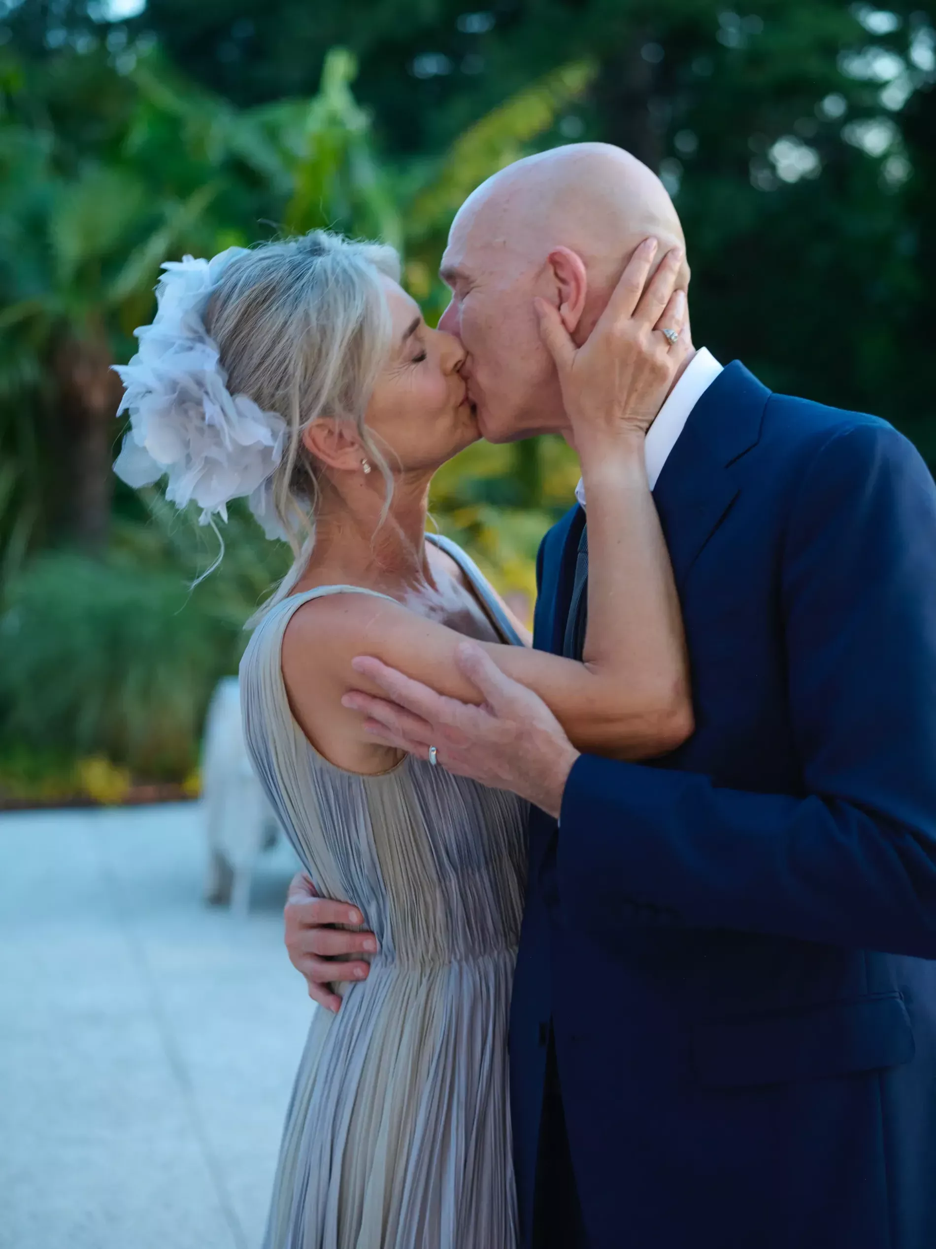 Paulina Porizkova Lakeside Italian Wedding to Jeff Greenstein