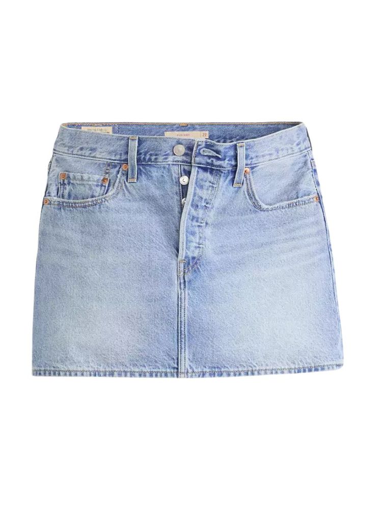 The best mini denim skirt - Levi's - On a white background